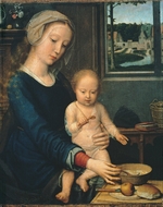 David, Gerard - Madonna and Child with the Milk Soup (Madonna della Pappa)