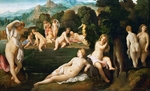 Palma il Vecchio, Jacopo, the Elder - Nymphs Bathing