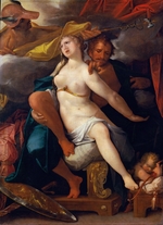 Spranger, Bartholomeus - Venus and Mars warned by Mercury