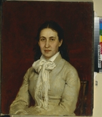 Repin, Ilya Yefimovich - Portrait of Yelizaveta Grigoryevna Mamontova (1847-1908)