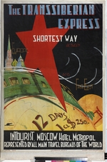 Litvak, Max - Transsiberian express (Poster of the Intourist company)