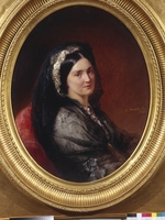 Makovsky, Konstantin Yegorovich - Portrait of Countess Natalia Pavlovna Stroganova (1796-1872)