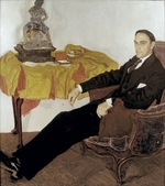 Golovin, Alexander Yakovlevich - Portrait of Michail Ivanovich Tereshchenko (1886-1956)