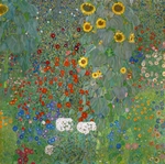 Klimt, Gustav - Farm Garden with Sunflowers