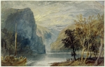Turner, Joseph Mallord William - The Lorelei rock