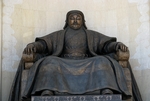 Anonymous - Seated statue of Chingis Khan at the Parliament Building in Ulan Bator