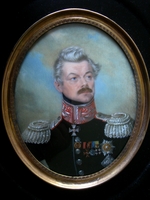 Marszalkiewicz, Stanislaw - Portrait of General Count Fyodor Nesselrode (1786-1868)