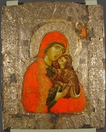 Byzantine icon - Saint Anne and Mary as child