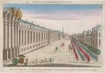 Anonymous - View and perspective of the entrance of the King of Poland in Warsaw with his palace