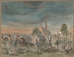 Warren, Charles Turner - The meeting of the Duke of Wellington and Prince Blücher, near La Belle Alliance