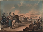 Dighton, Denis - Russian cavalry attacking French infantry at Borodino