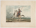 Vernet, Carle - Cossack at the battle