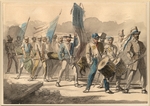 Lacoste, Pierre-Eugène - The Planting of a Liberty pole in France on 1848