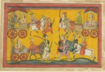Indian Art - Vishnu Procession