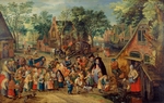 Brueghel, Pieter, the Younger - The Pentecost Bride Game