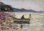 Kandinsky, Wassily Vasilyevich - Rapallo. Boat On The Sea