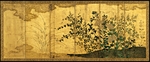 Anonymous - Autumn landscape with wild geese