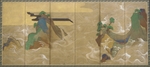 Sotatsu, Tawaraya - Waves at Matsushima