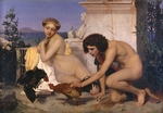 Gerôme, Jean-Léon - Young Greeks Attending a Cock Fight (The Cock Fight)