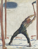 Hodler, Ferdinand - The Woodcutter