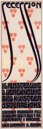 Roller, Alfred - Poster for the Vienna Secession Exhibition