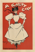 Hardy, Dudley - Poster for the musical comedy A Gaiety Girl by Sidney Jones