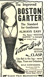 Anonymous - Advertisement for the Improved Boston Garter