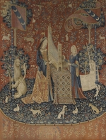 Anonymous master - Hearing. The Lady and the Unicorn (La Dame à la licorne L'Ouïe)