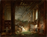 Robert, Hubert - A Hermit Praying in the Ruins of a Roman Temple