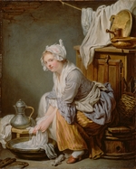 Greuze, Jean-Baptiste - The Laundress (La Blanchisseuse)