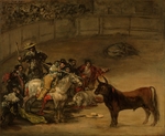 Goya, Francisco, de - Bullfight, Suerte de Varas