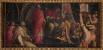 Vasari, Giorgio - Pope Clement IV hands his insigna to the captains of the Guelph Party