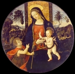 Pinturicchio, Bernardino - Virgin and child with John the Baptist as a Boy