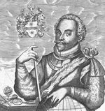 Anonymous - Portrait of Sir Francis Drake. (Frontispiece from The World Encompassed)