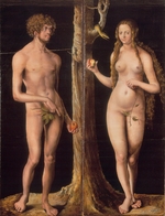 Cranach, Lucas, the Elder - Adam and Eve
