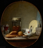 Chardin, Jean-Baptiste SimÃ©on - Jar of Apricots