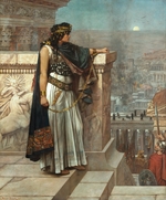 Schmalz, Herbert Gustave - Zenobia's last look on Palmyra
