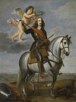 Hoecke, Jan van den - Equestrian portrait of Archduke Leopold Wilhelm of Austria (1614-1662)