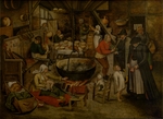 Brueghel, Pieter, the Younger - Visit to the Peasants