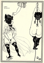 Beardsley, Aubrey - Two Athenian women in distress. Illustration for The Lysistrata of Aristophanes