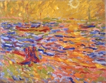 Pechstein, Hermann Max - River landscape