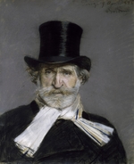 Boldini, Giovanni - Portrait of the Composer Giuseppe Verdi (1813-1901)