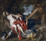 Dyck, Sir Anthony van - Diana and her nymph surprised by satyr