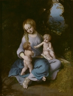 Correggio - Virgin and child with John the Baptist as a Boy