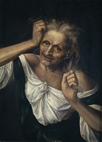 Massys, Quentin - Old Woman Tearing at her Hair