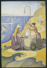 Signac, Paul - Women at the well (Femmes au puits)