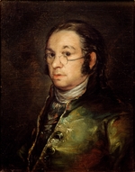 Goya, Francisco, de - Self-Portrait with Glasses