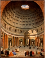 Pannini (Panini), Giovanni Paolo - Interior of the Pantheon, Rome