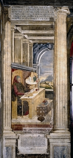 Anonymous - Francesco Petrarca in his study