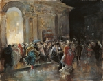 Lucas Villaamil, Eugenio - Arriving at the Theatre on a Night of a Masked Ball